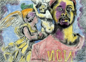 Self-portrait With Angels — Buysile Patient Mandindi