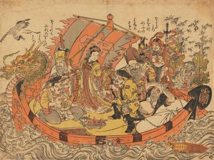 Seven Lucky Gods — Kitao Shigemasa