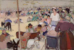 Bank Holiday, Portobello Beach — David Macbeth Sutherland