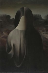 Post-classical-back Of Mona Lisa A — Wang Guangyi