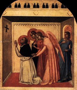 The Temptation Of St Thomas Aquinas — Bernardo Daddi