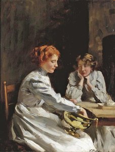 Polishing The Brass — Thomas Benjamin Kennington