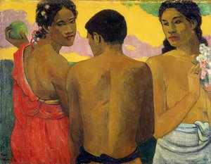 Tri Tahitijanci — Eugène Henri Paul Gauguin