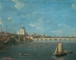 View Of St Paul's From The Thames — Samuel Scott