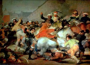 Der Zweite Mai 1808 Am Puerta Del Sol — Francisco José De Goya Y Lucientes