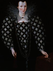 Portrait Of Mary Rogers, Lady Harington — Marcus The Younger Gheeraerts