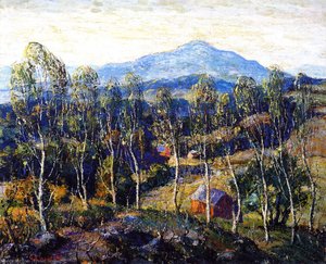 New England Birches — Ernest Lawson