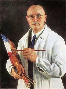 Self-portrait With Palette — Igor Emmanuilovich Grabar