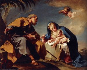 The Rest On The Flight Into Egypt — جيامباتيستا بيطوني