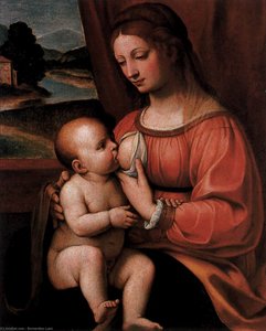 Nursing Madonna — Bernardino Luini