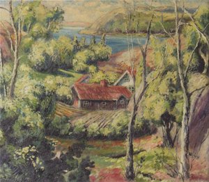 Landøen In Asker — Aksel Waldemar Johannessen