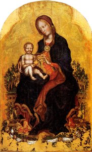 Madonna With Child Gentile Da Fabriano — Gentile Da Fabriano