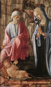 Nativity (detail) — Francesco Di Giorgio Martini