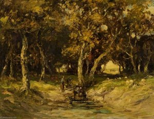 Wooded Landscape — William Mouncey