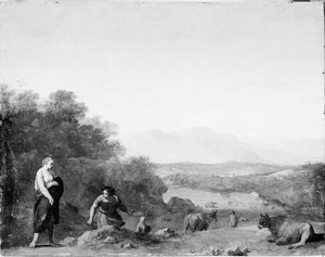 Patres Et Bestiaux — Cornelis Van Poelenburch