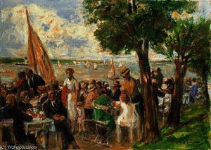 Gartenlokal An Der Havel — Max Liebermann