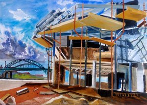 The Construction Of Prospect Building No.4, University Of Sunderland, Tyne And Wear — Robert Soden