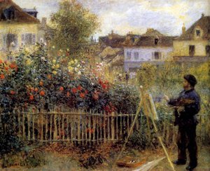Klaus Moenetin Maalainen Hänen Puutarhansa Argenteuilissa — Pierre-auguste Renoir