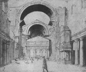 St Peter's Basilica Seen From East — Maerten Van Heemskerck