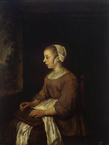The Seamstress — Philips De Koninck
