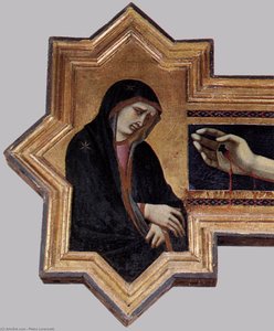 Crucifix (detail) — Pietro Lorenzetti