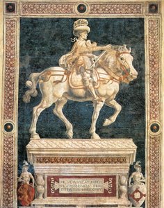 Equestrian Monument To Niccolo Da Tolentino — Andrea Del Castagno