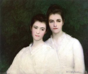 Emeline And Josephine Tarbell (the Artist's Wife And Daughter) — Edmund Charles Tarbell