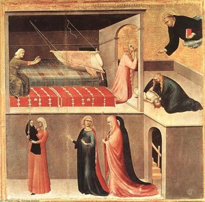 Õbetatud Agostino Novello Altar (detail) — Simone Martini