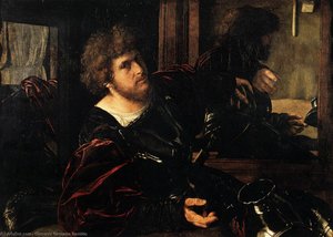 Portrait Of A Man In Armour (known As Gaston De Foix} — Giovanni Girolamo Savoldo