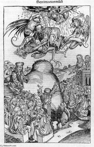 Sermon Of The Antichrist — Michael Wolgemut
