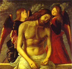 The Dead Christ Supported By Angels. — Vittore Carpaccio