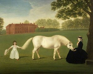 Mary Curzon (1760–1804), Lady Stawell And Her Daughter, Mary Legge (1780–1864) (copy After John Downman) — Dorofield Hardy