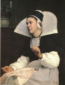 Young Mother (also Known As Girl From Brittany) — Elin Kleopatra Danielson-gambogi