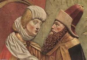 High Altar Of St Mary (heads Of Joachim And Anne) — Wit Stwosz