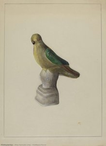 Chalkware Parrot — Mina Gertrude Löwy