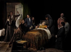 Fake Death Picture (the Death Of Leonardo Da Vinci In The Arms Of Francis I Francois Guillaume Ménageot) — Yinka Shonibare Mbe