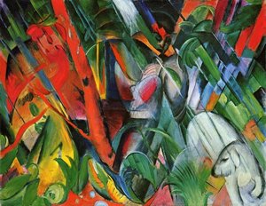 La Pluie — Franz Marc