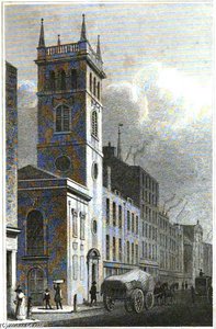 The Church Of All Hallows Bread Street — Thomas Hosmer Shepherd
