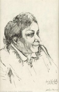Drawing Of Dame Jocelyn Barrow — Gordon De La Mothe