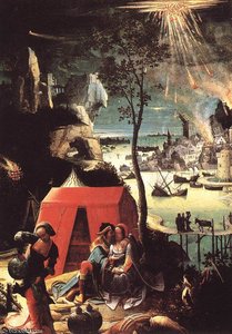 Paintings-lot And His Daughters — Lucas Van Leyden