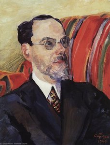 Portrait Of An Art Critic Abram Efros — Martiros Sarian