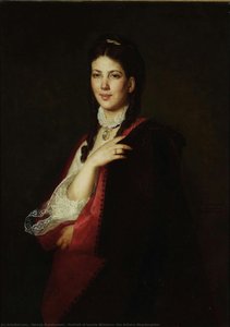 Retrato De Leonia Blühdorn, La Hijastra Del Artista — Henryk Rodakowski