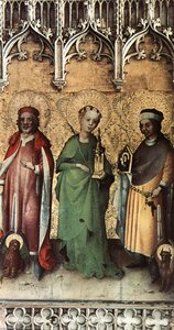 Sts Mark, Barbara And Luke — Stephan Lochner