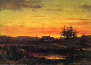Twilight Landscape — Thomas Worthington Whittredge