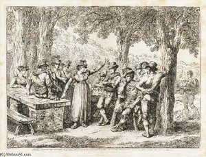 Italian Peasants — Bartolomeo Pinelli
