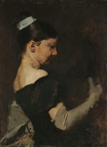 The Grey Glove — Columbano Bordalo Pinheiro