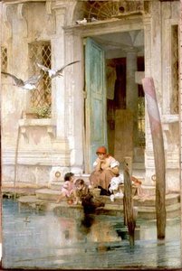 Por El Canal, Venecia — Marcus C. Stone