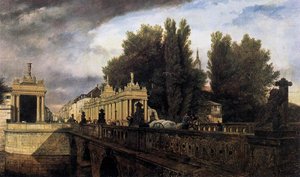 Königsbrücke And Königskolonnade — Johann Philipp Eduard Gaertner