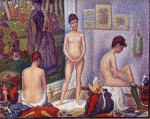 Les Poseuse — Georges Pierre Seurat