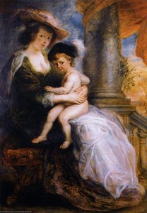 Helena Fourment Com Seu Filho Francisco — Peter Paul Rubens